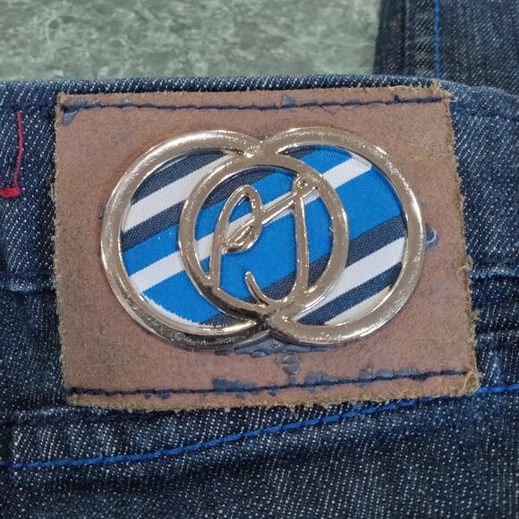 Vintage Y2K Low Rise Pepe Jeans London Straight Womens 31 Dark Denim Blue Stitch - Picture 13 of 16